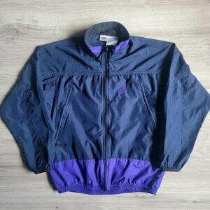 Vintage 90s Nike Track Windbreaker Jacket